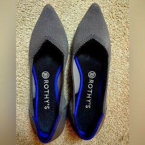 Rothy's Point Grey Size 9